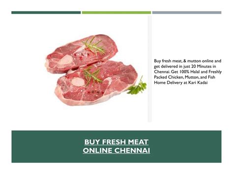 Order Fresh Meat Online in Chennai .